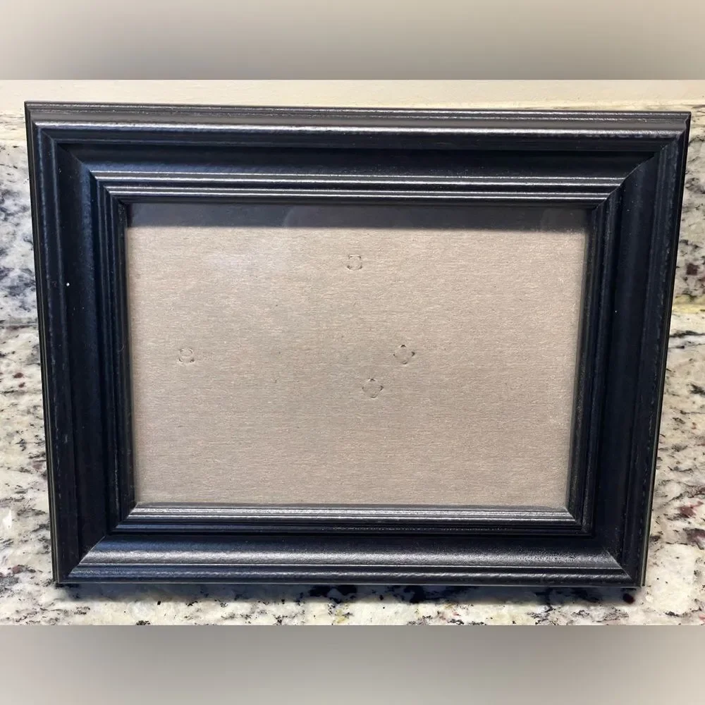 Elegant Black Free Standing Photo Frame